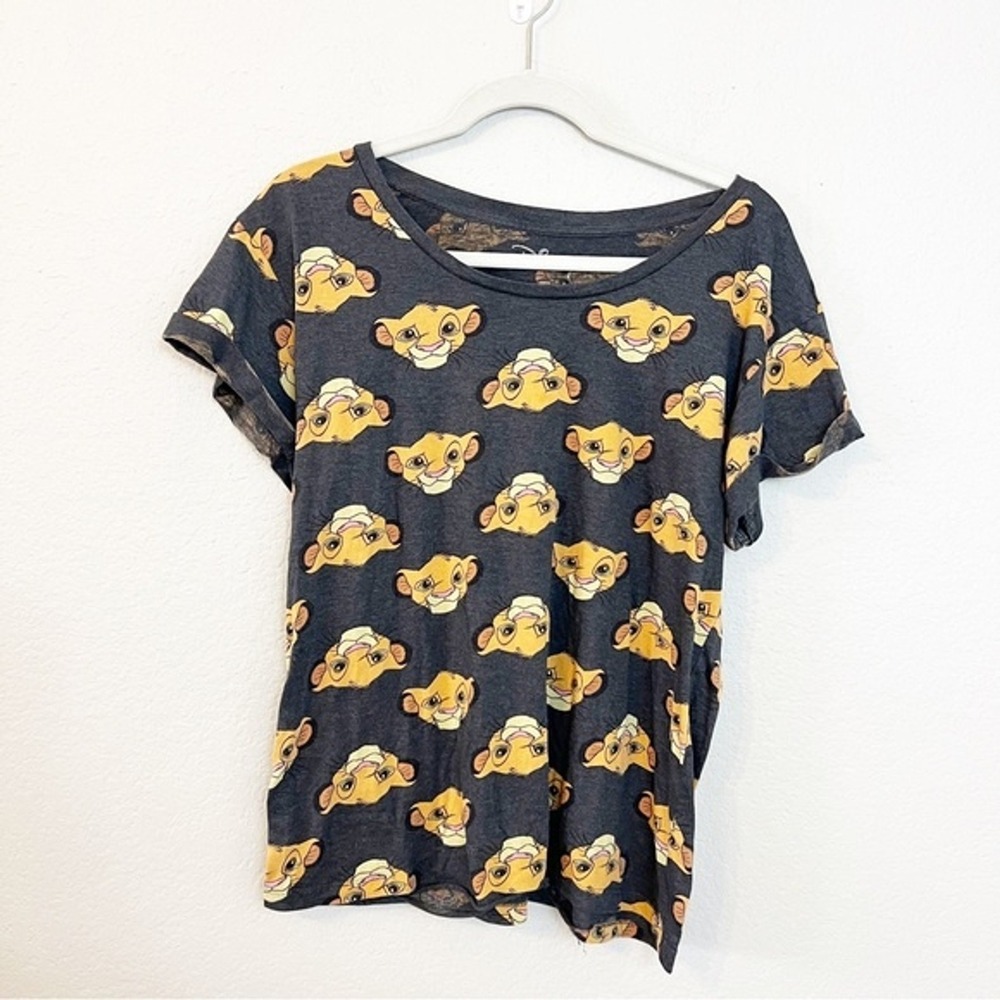 Disney Lion King‎ Simba All Over Print Graphic T-Shirt Tee